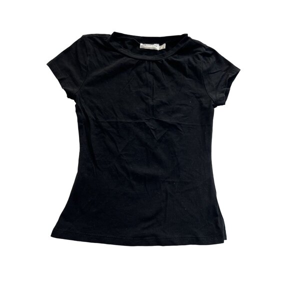 THATSSOFETCH Baby Tee in Black - Picture 1 of 3